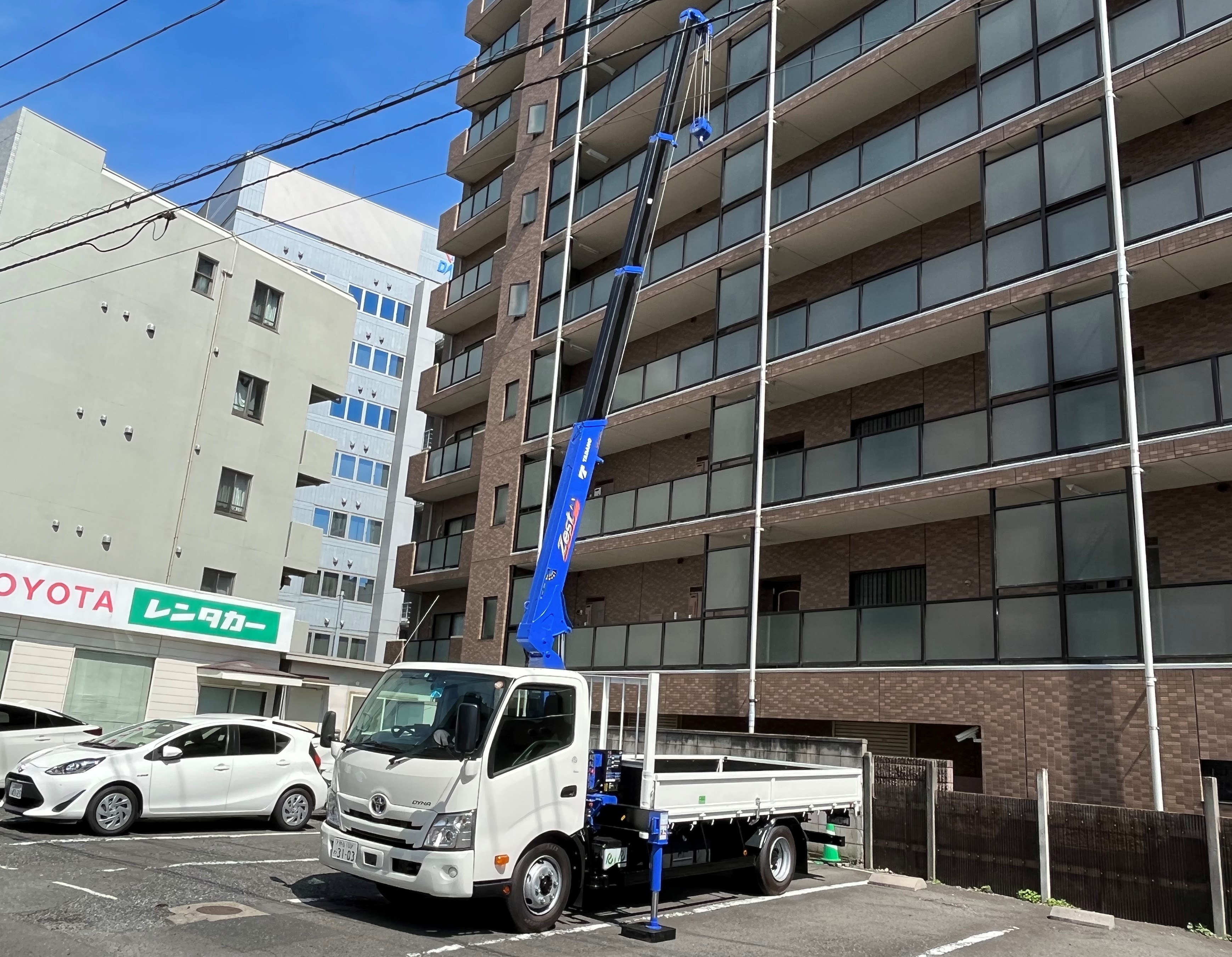 ダイナ3ｔワイドロングクレーン車(軽油) 詳細-2